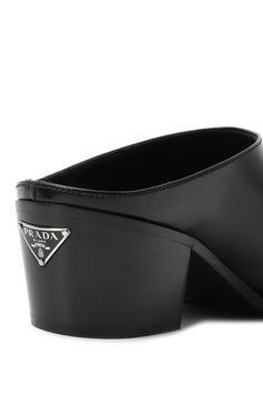 Кожаные мюли PRADA, арт. 1S141NF055055 F0002, фото 7
