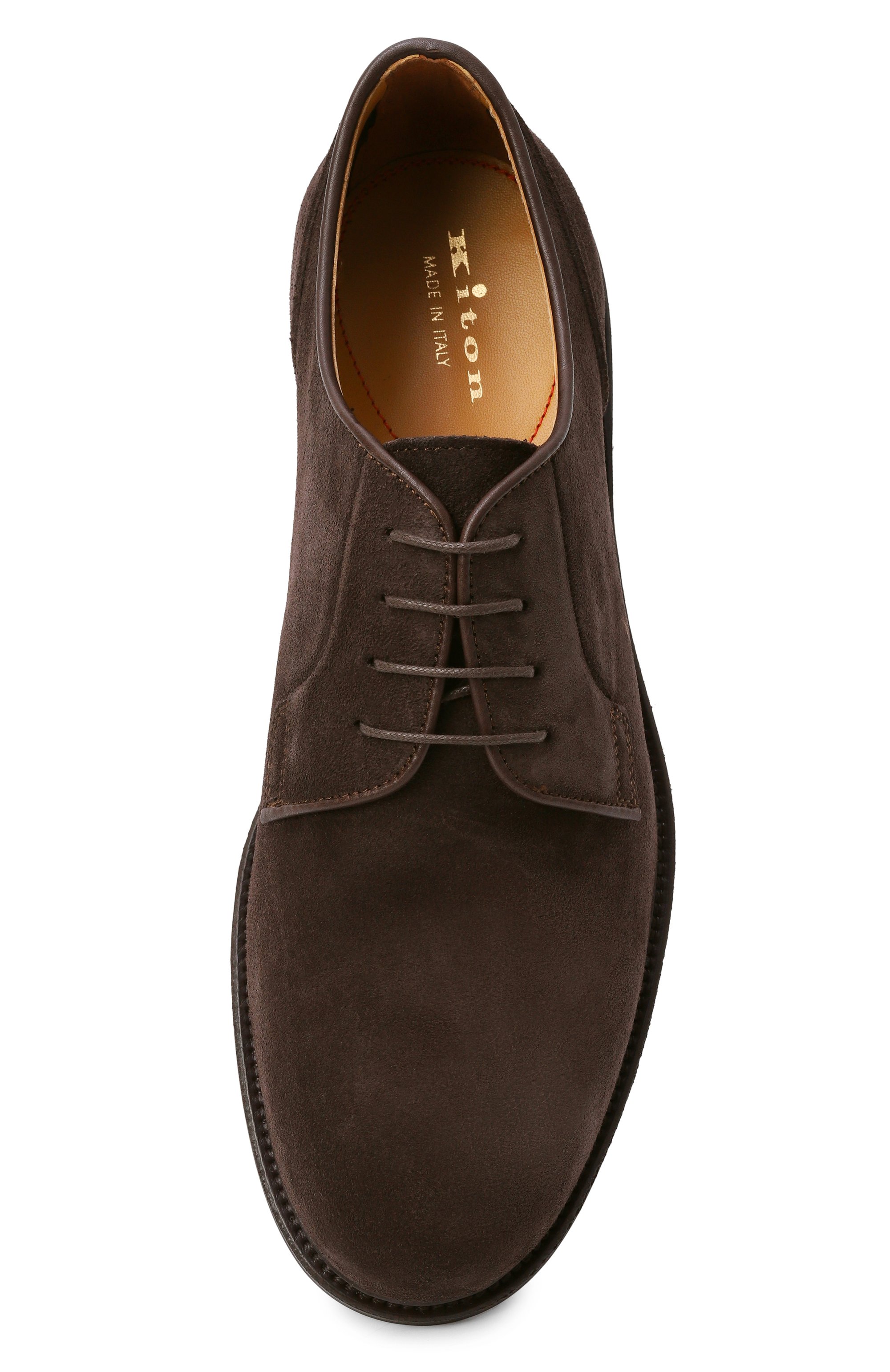 Замшевые дерби KITON, арт. USSA262N0010805, фото 6