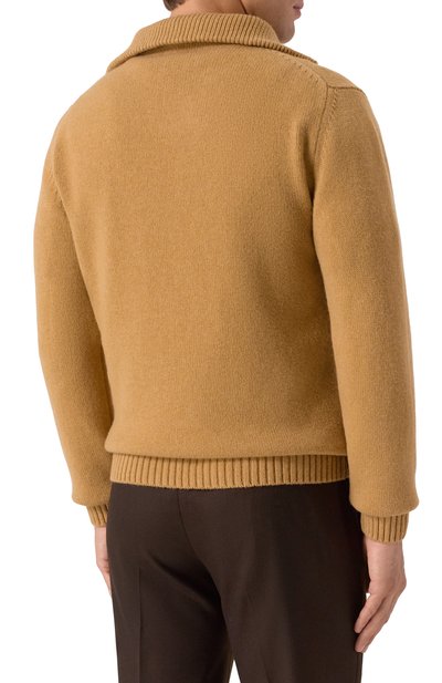 Шерстяной свитер DANIELE FIESOLI бежевого цвета по цене 29950 руб., арт. DF0194, фото 4 Шерстяной свитер DANIELE FIESOLI, арт. DF0194, фото 4