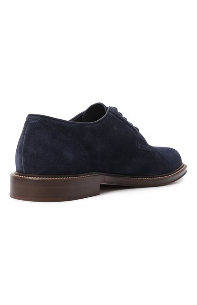 Замшевые дерби BRUNELLO CUCINELLI, арт. MZUPAIT654, фото 4