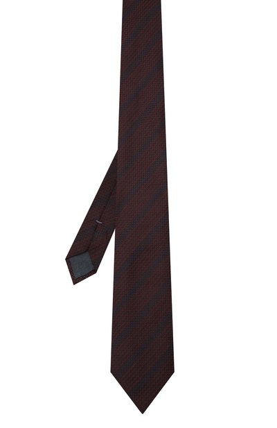 Шелковый галстук ZEGNA бордового цвета по цене 19650 руб., арт. Z2D33T/1XW, фото 3 Шелковый галстук ZEGNA, арт. Z2D33T/1XW, фото 3