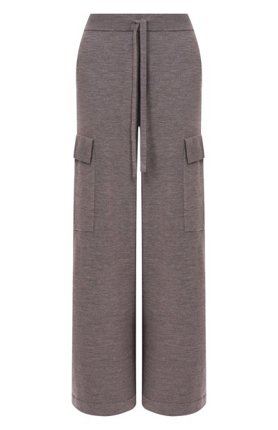 Женские брюки-карго из шерсти и кашемира P.A.R.O.S.H., арт. LIME25-D570608