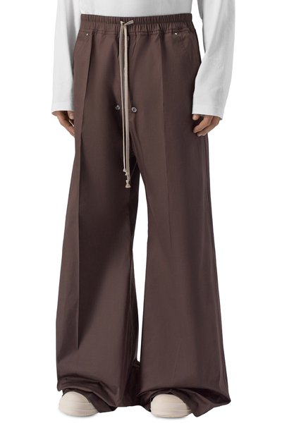 Хлопковые брюки RICK OWENS, арт. RU01F2366/TE, фото 3