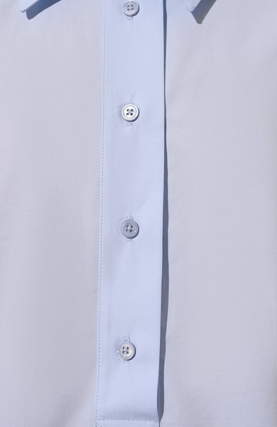 Хлопковая рубашка DICE KAYEK голубого цвета по цене 61550 руб., арт. PF23C603, фото 5 Хлопковая рубашка DICE KAYEK, арт. PF23C603, фото 5