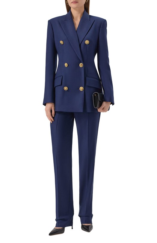 Шерстяные брюки Shervarli TR23-0002 Синий  TR23-0002 Фото 2