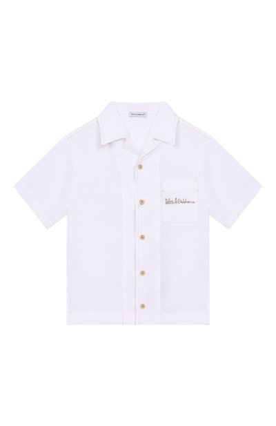Льняная рубашка DOLCE & GABBANA, арт. L44S24/FU4LH/2-6