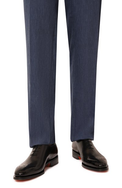 Кожаные оксфорды carter SANTONI, арт. MCCG18542MC8HRAG, фото 3