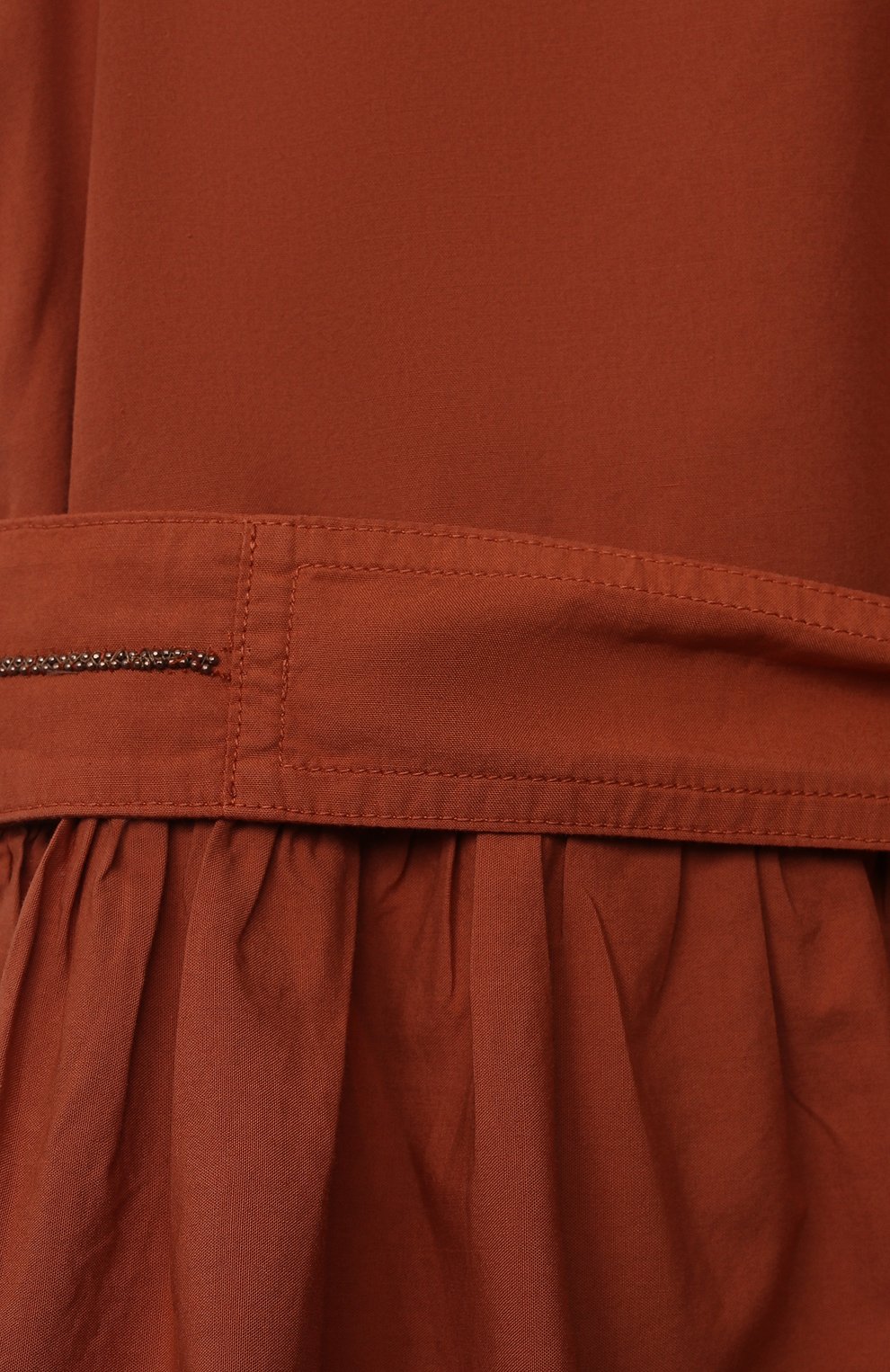 Хлопковое платье BRUNELLO CUCINELLI, арт. BH139A214A, фото 3