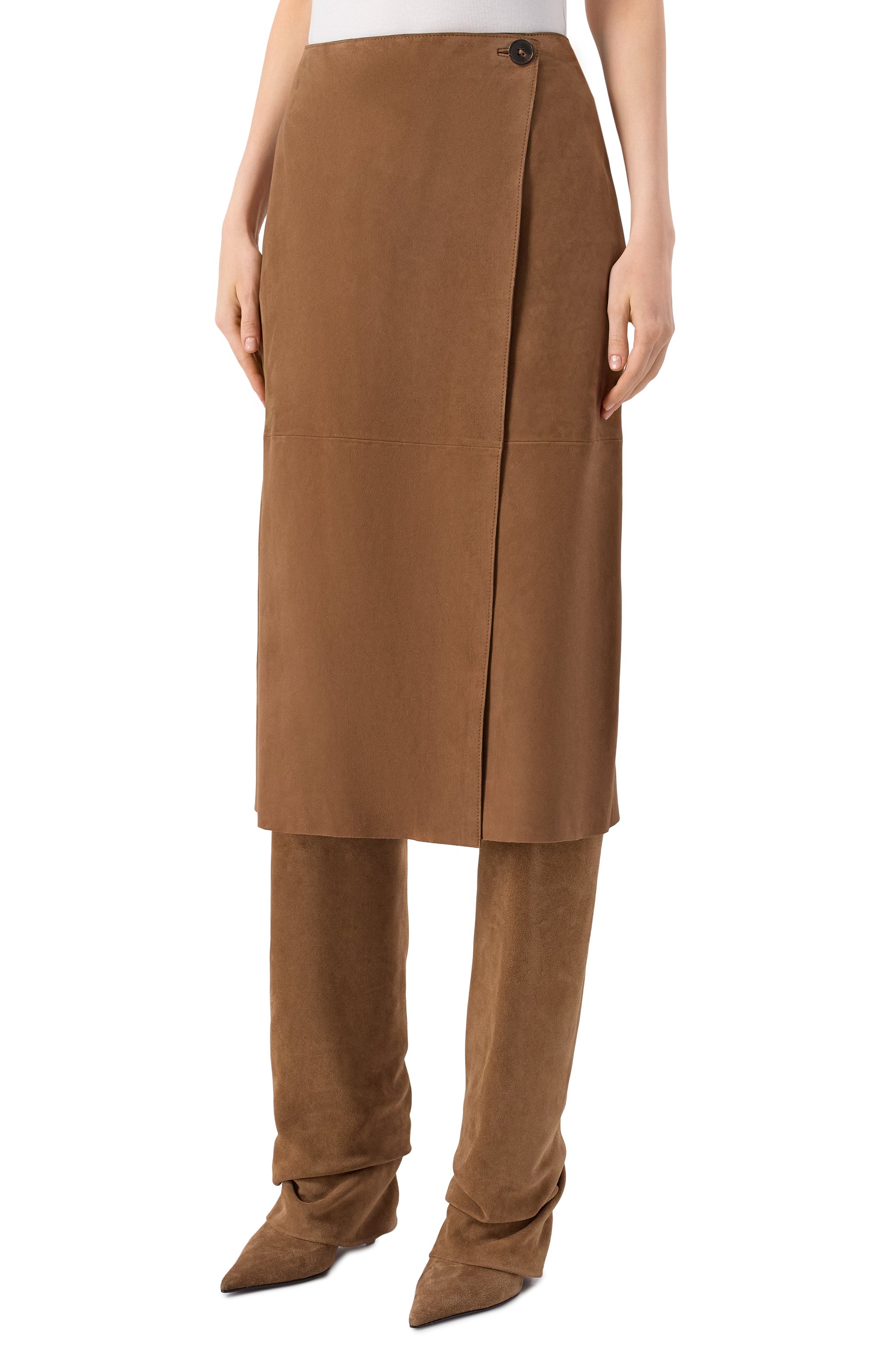 Замшевая юбка YVES SALOMON, арт. 25EYJ20273AVXX/A2234, фото 3