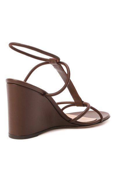Кожаные босоножки lilo 85 GIANVITO ROSSI коричневого цвета по цене 104500 руб., арт. G32732.85RIC.NAPBR0W, фото 5 Кожаные босоножки lilo 85 GIANVITO ROSSI, арт. G32732.85RIC.NAPBR0W, фото 5