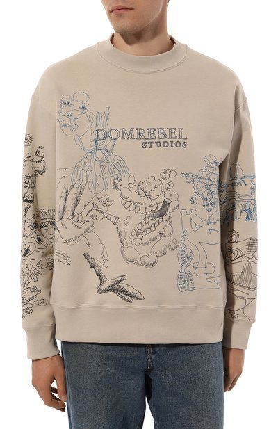 Хлопковый свитшот DOMREBEL, арт. M GIGGLES SWEATSHIRT/SWEATSHIRT, фото 3