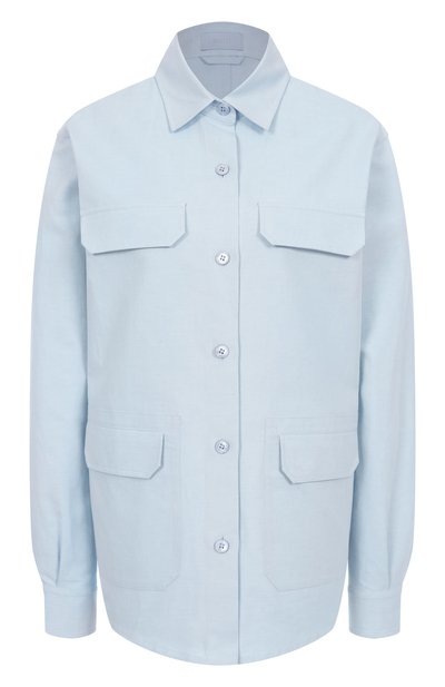 Женская рубашка из хлопка и льна MVST, арт. M25.2MW.B402