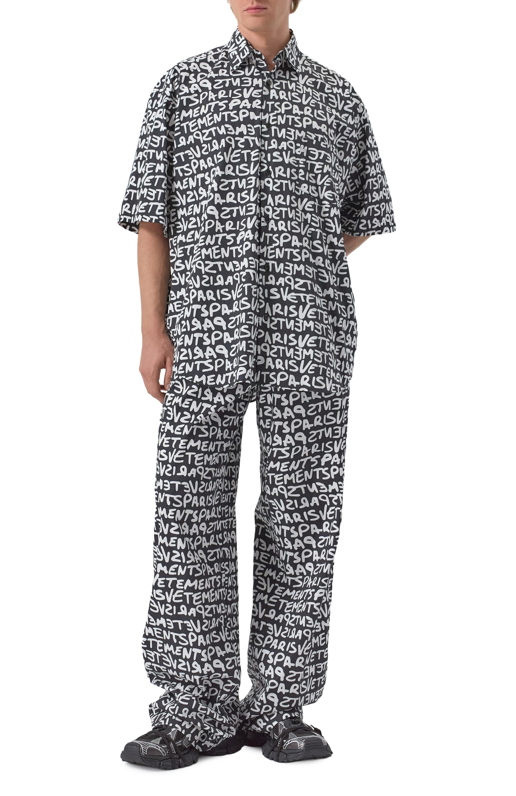 Хлопковая рубашка VETEMENTS, арт. UE64SH800BW, фото 2