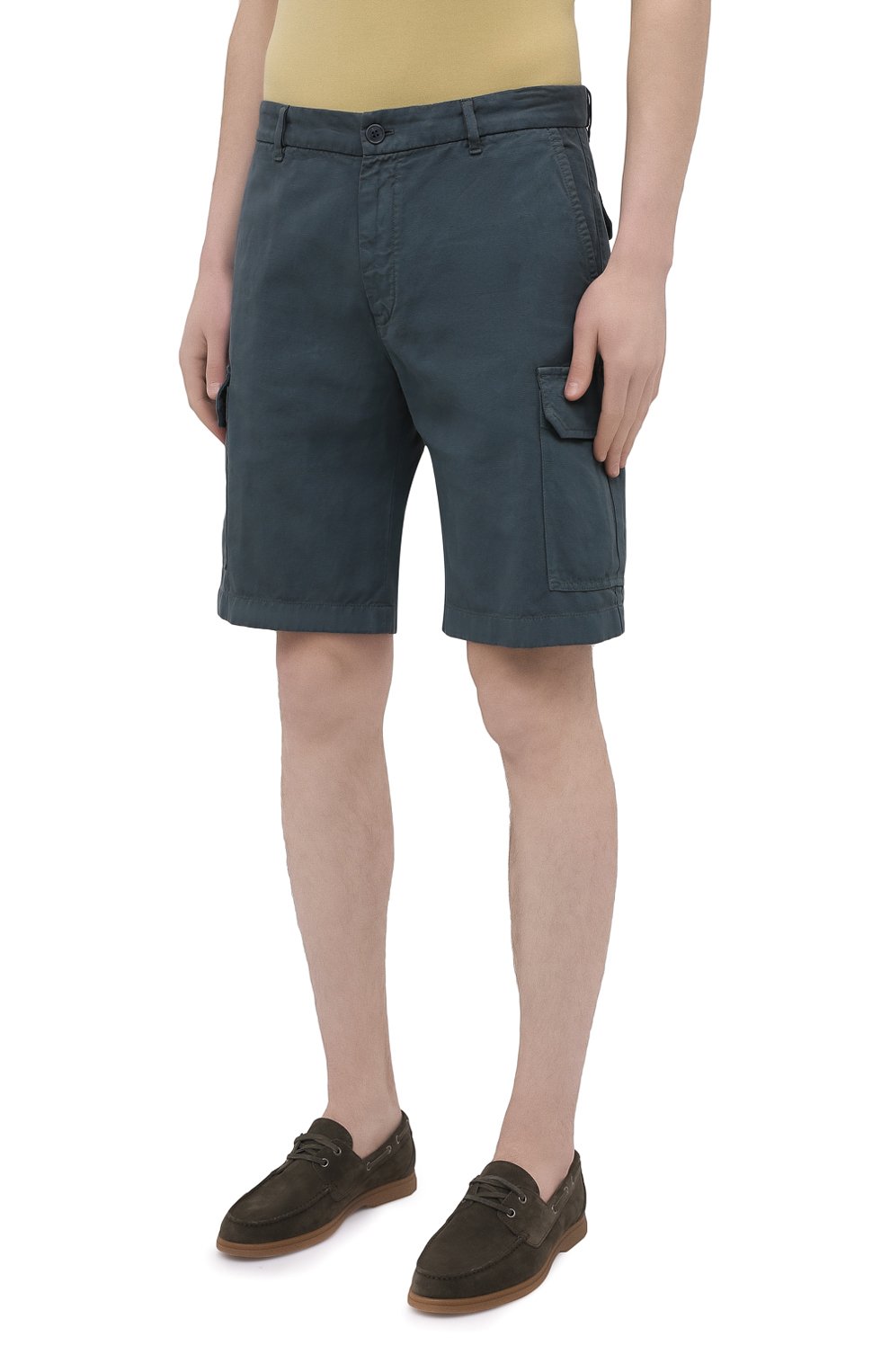 Шорты из хлопка и льна LORO PIANA, арт. FAL6339, фото 3