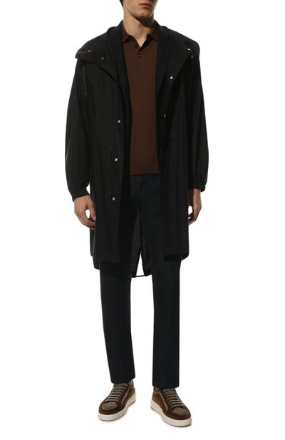 Замшевые кеды SANTONI, арт. MBCD21753BARBEIRS45, фото 2