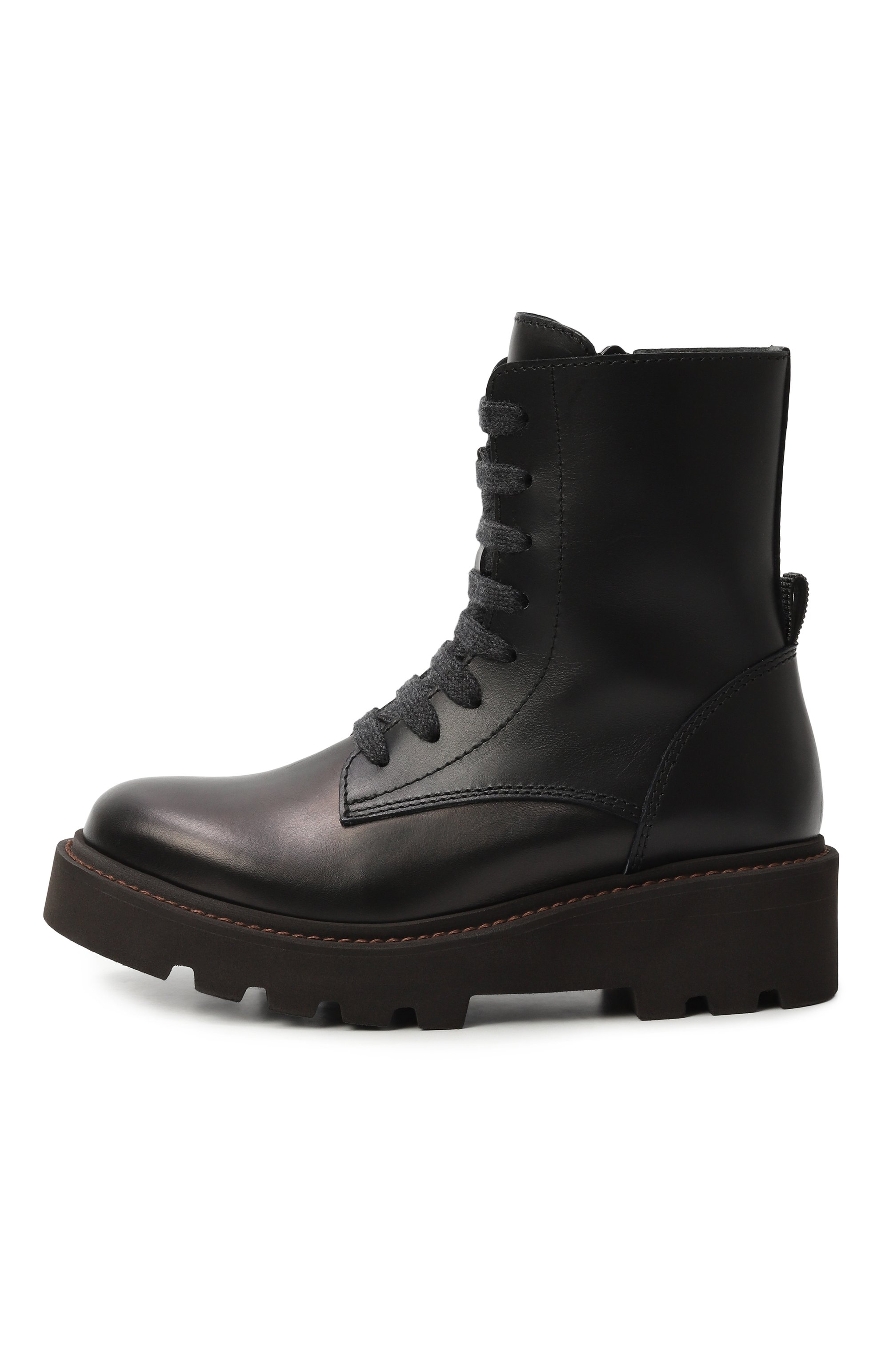 Кожаные ботинки BRUNELLO CUCINELLI, арт. BZ0LCZG422, фото 2