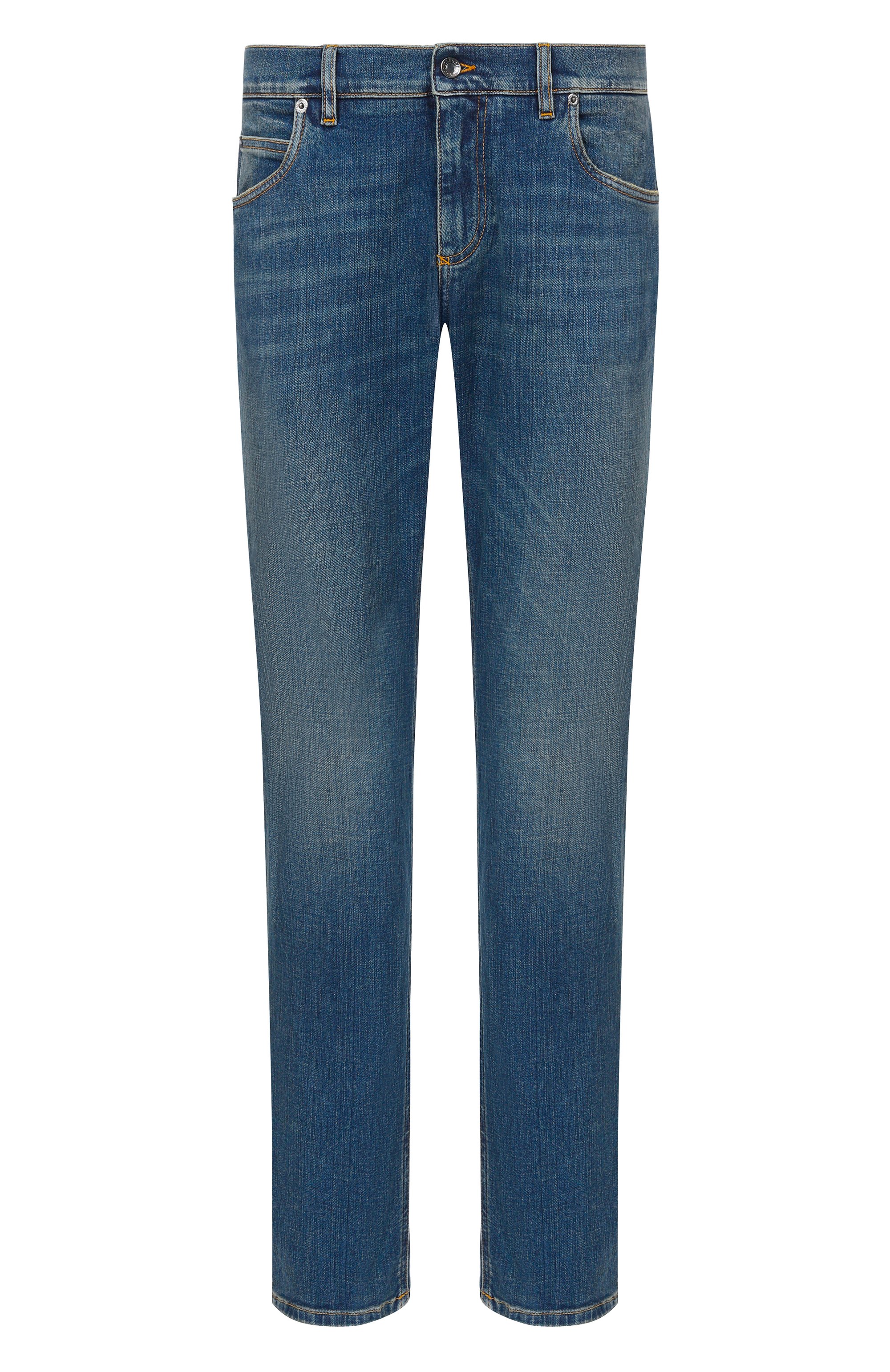 Джинсы regular DOLCE & GABBANA синего цвета по цене 78450 руб., арт. GYJCCD/G80W9, фото 1 Джинсы regular DOLCE & GABBANA, арт. GYJCCD/G80W9, фото 1