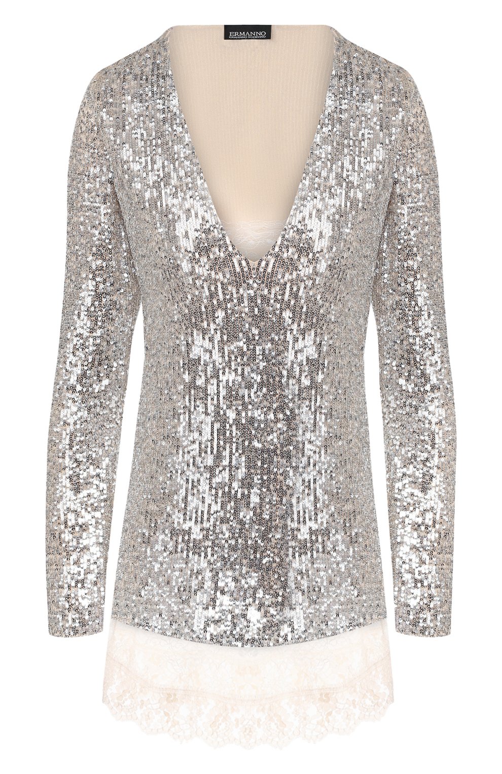 Хлопковый топ ERMANNO ERMANNO SCERVINO, арт. 45T TS02 PAI, фото 1