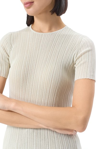 Топ из хлопка и  шелка AGNONA, арт. KT09015/7Q180M, фото 5