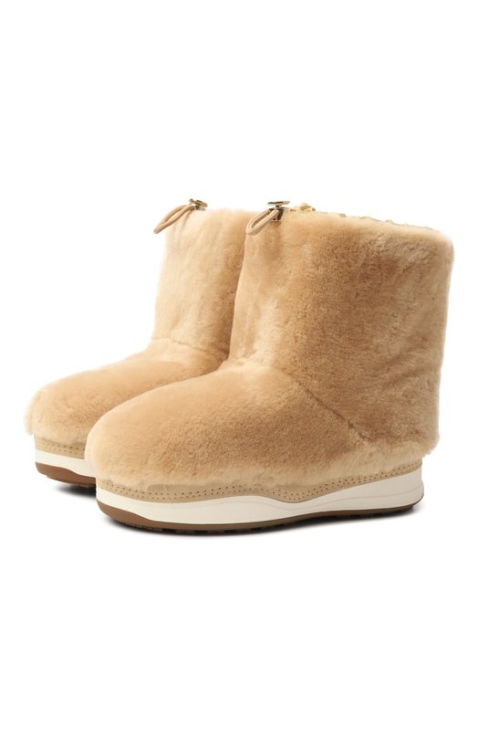 Меховые полусапоги La Plagne из овчины Bogner 32547064 Бежевый 32547064