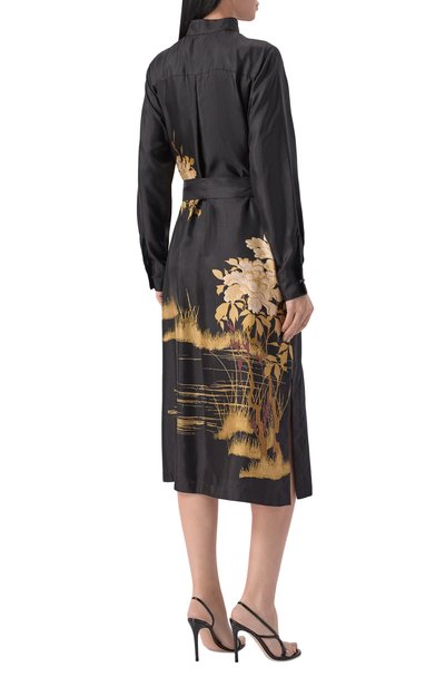 Шелковое платье MAX MARA STUDIO, арт. MSEFALANGE, фото 3