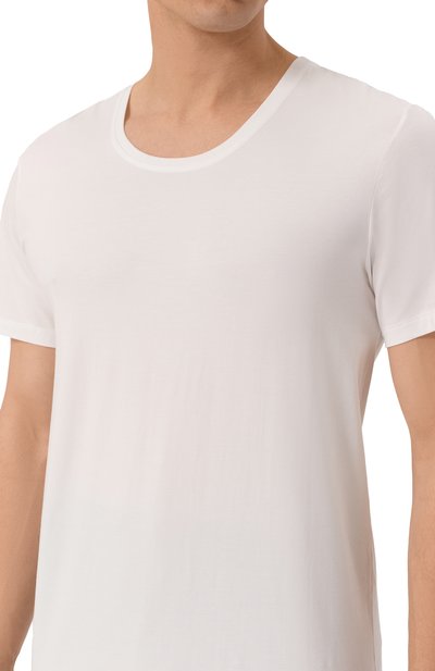 Хлопковая футболка HANRO, арт. 073088, фото 5