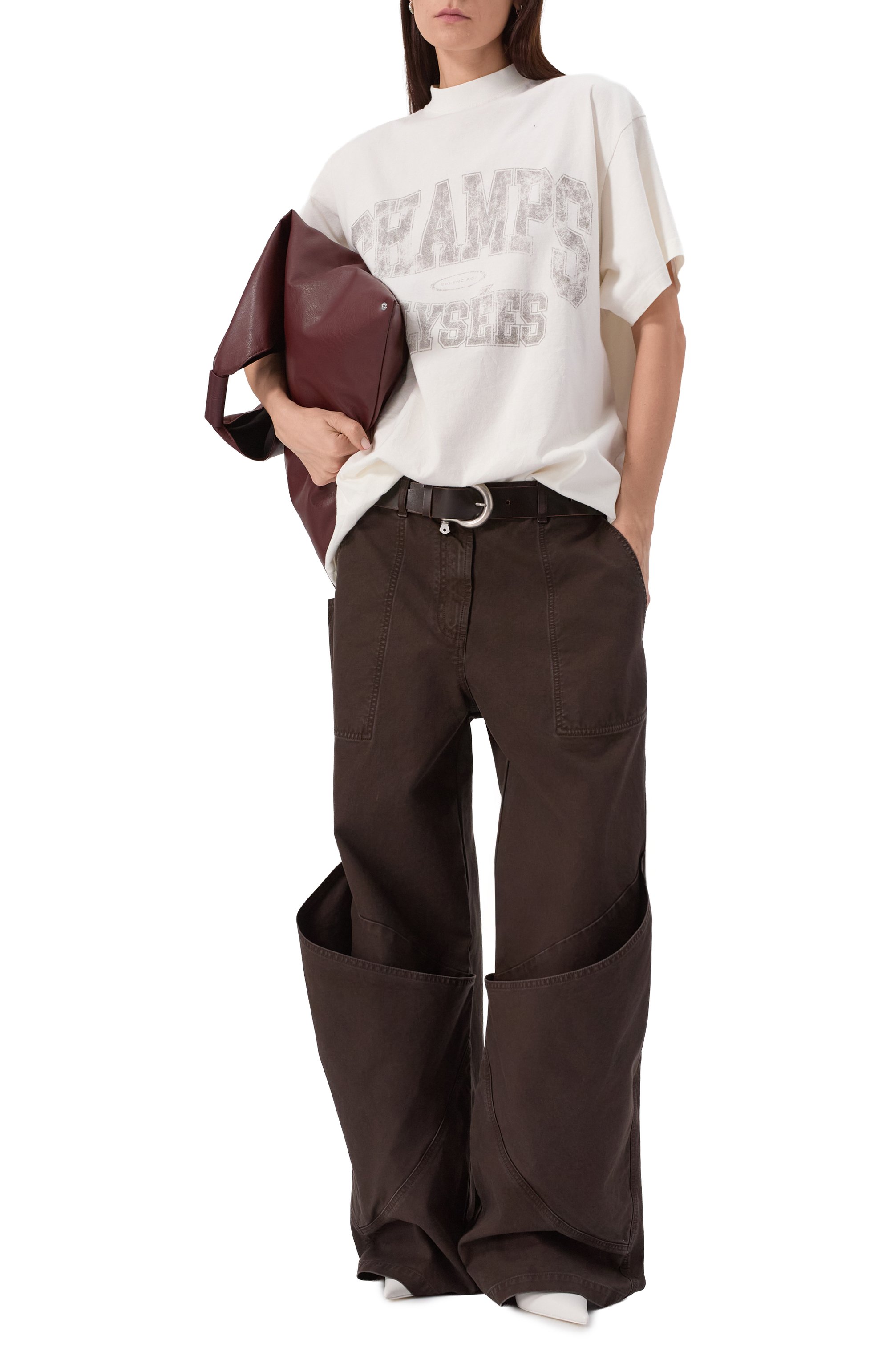 Хлопковая футболка BALENCIAGA, арт. 787349/TRVN1, фото 6