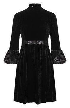 Бархатное платье с отделкой пайетками MIU MIU, арт. MF3348-E21-F0002, фото 1