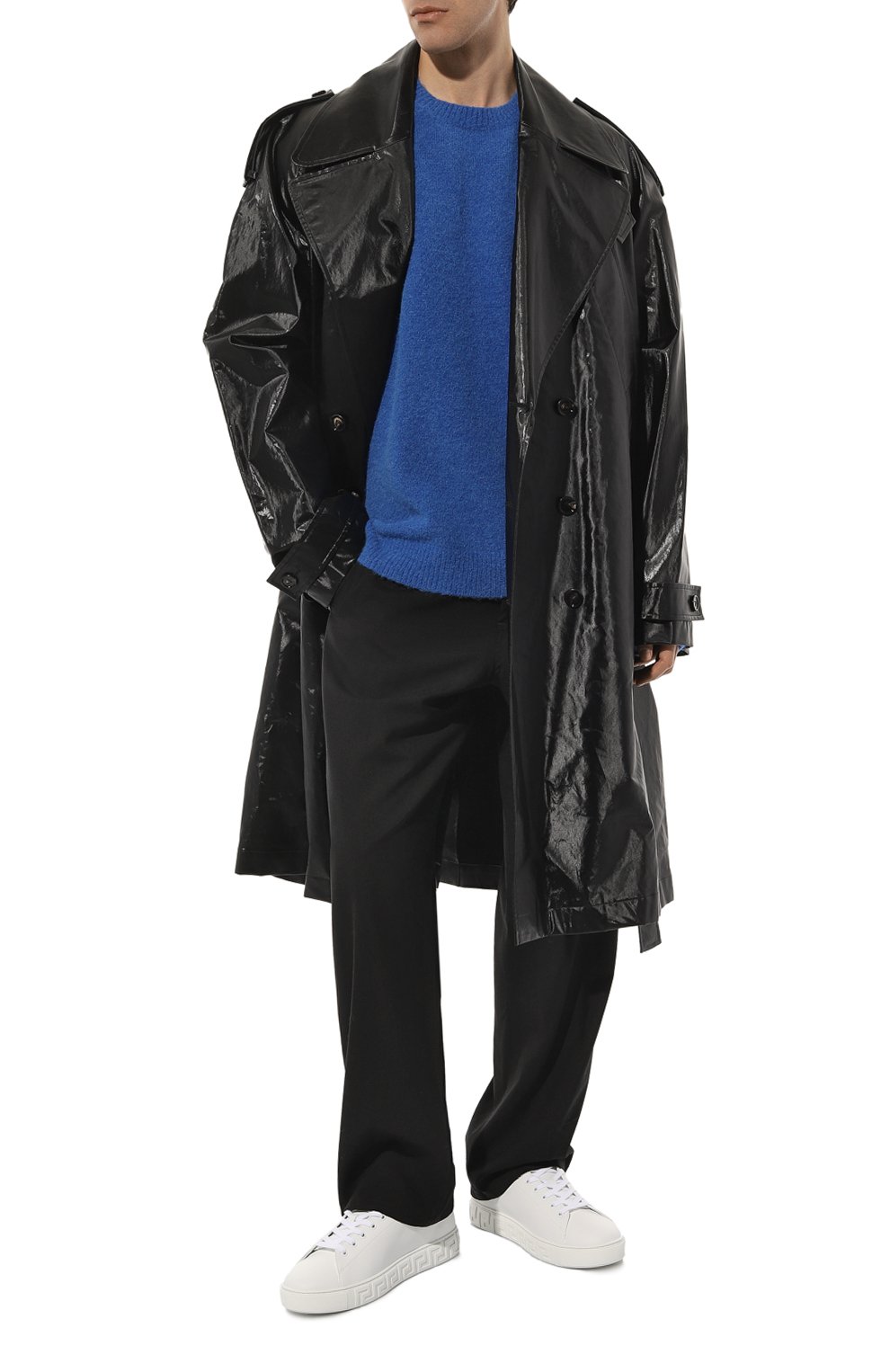 Кеды из экокожи greca VERSACE, арт. 1014460/1A09608, фото 2