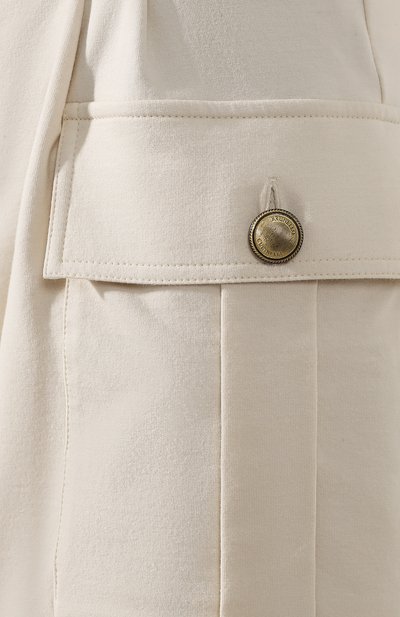 Хлопковые шорты BRUNELLO CUCINELLI кремового цвета по цене 134500 руб., арт. MH827SA599, фото 5 Хлопковые шорты BRUNELLO CUCINELLI, арт. MH827SA599, фото 5