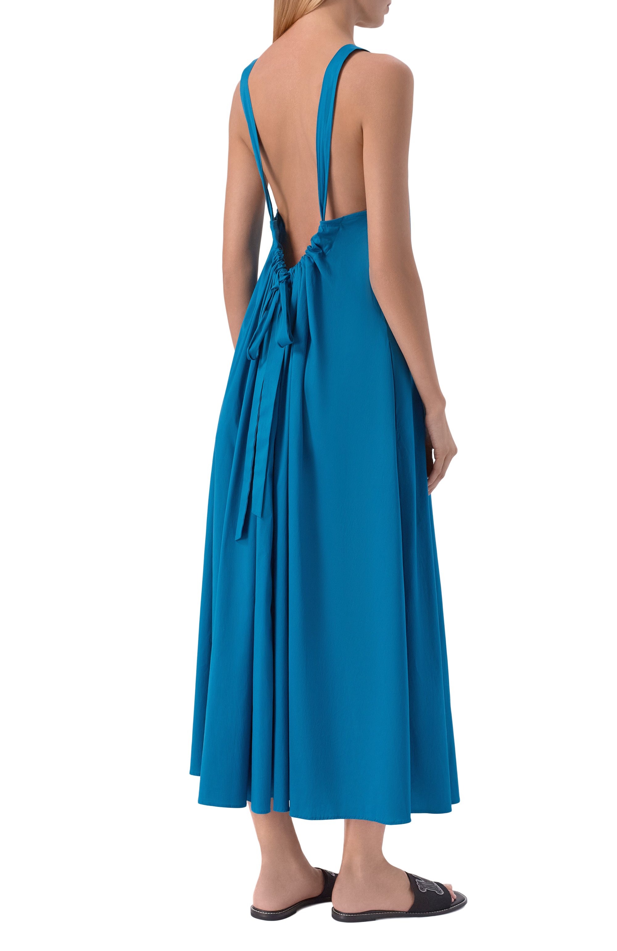 Хлопковое платье MAX MARA, арт. BCHSETA 261622103, фото 3