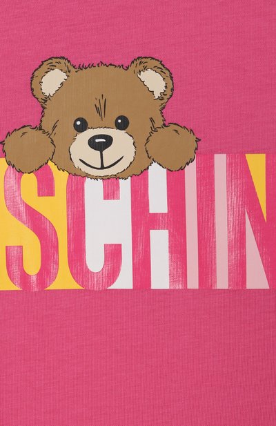 Хлопковая футболка MOSCHINO, арт. HMM050/LAA02/4-8, фото 3