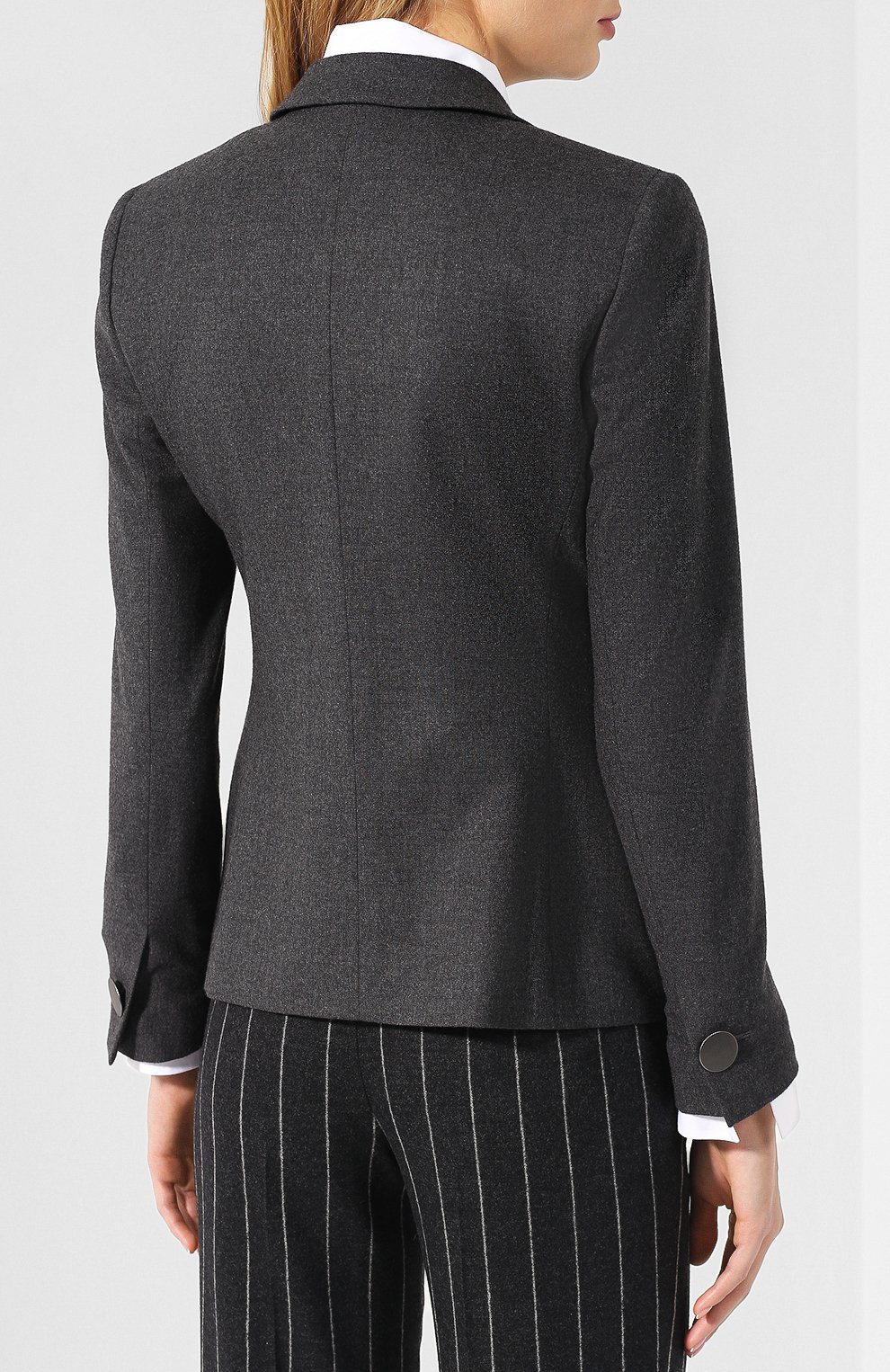 Однотонный жакет из кашемира GIORGIO ARMANI, арт. 8WHGG010/T0029, фото 4