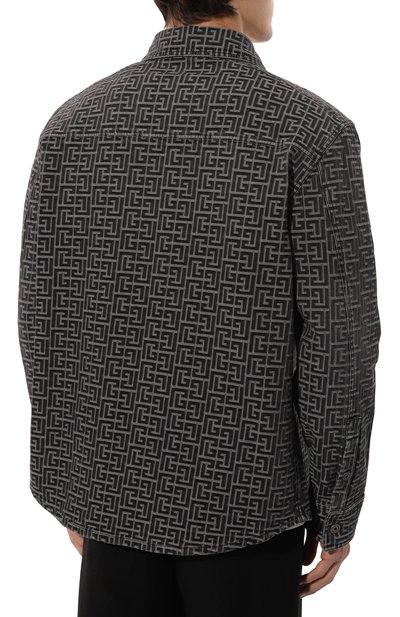 Джинсовая рубашка BALMAIN, арт. BH1HC088/DD68, фото 4