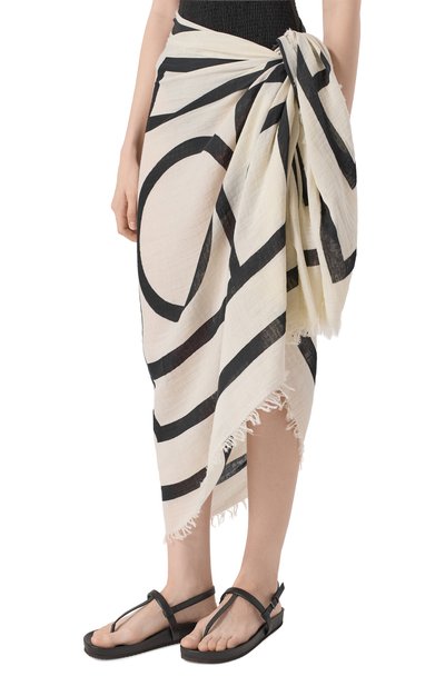 Хлопковое парео TOTEME, арт. 243-WSW0006-FB0242, фото 3