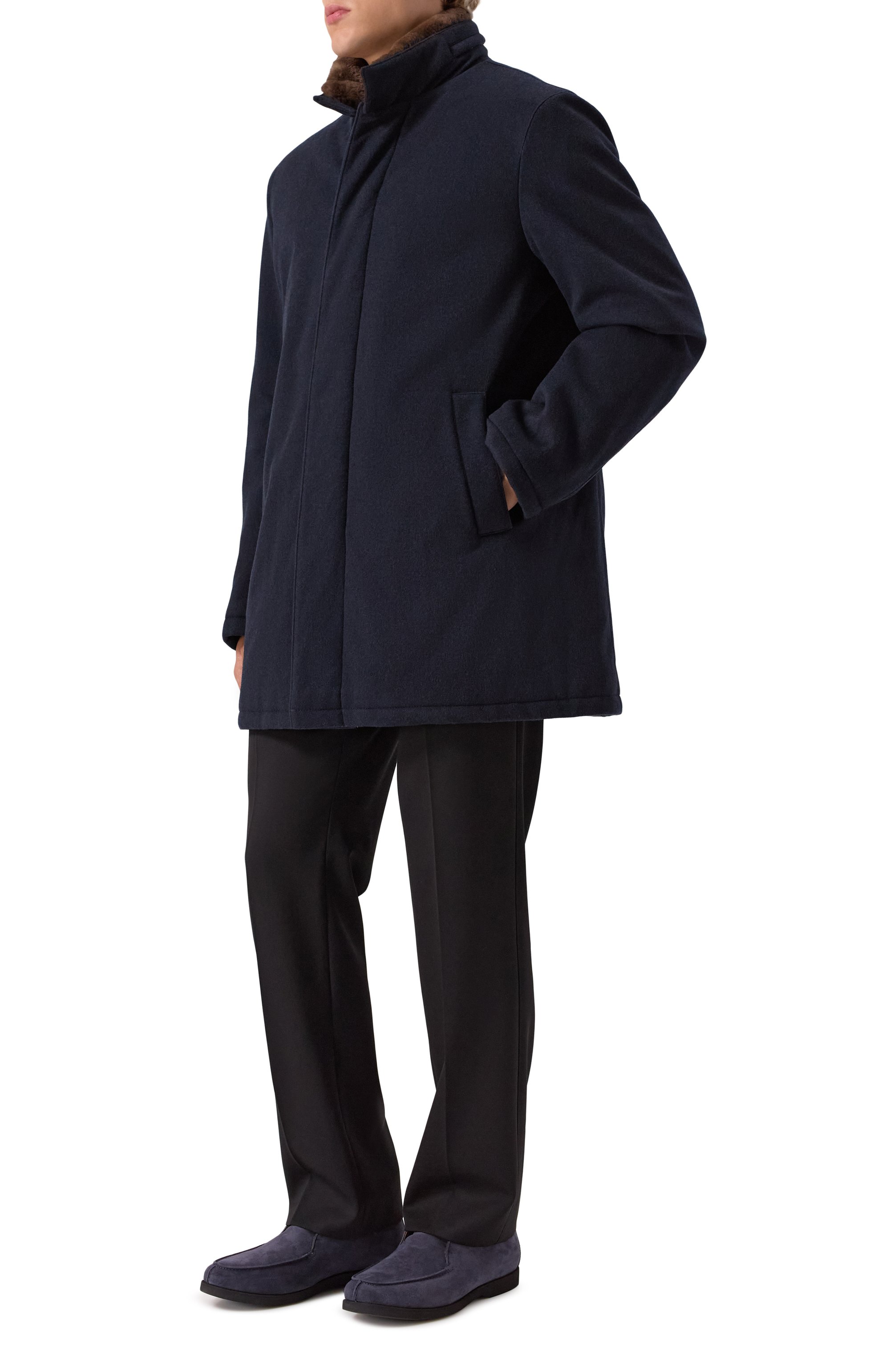 Замшевые ботинки KITON, арт. USSA105N0010801, фото 2