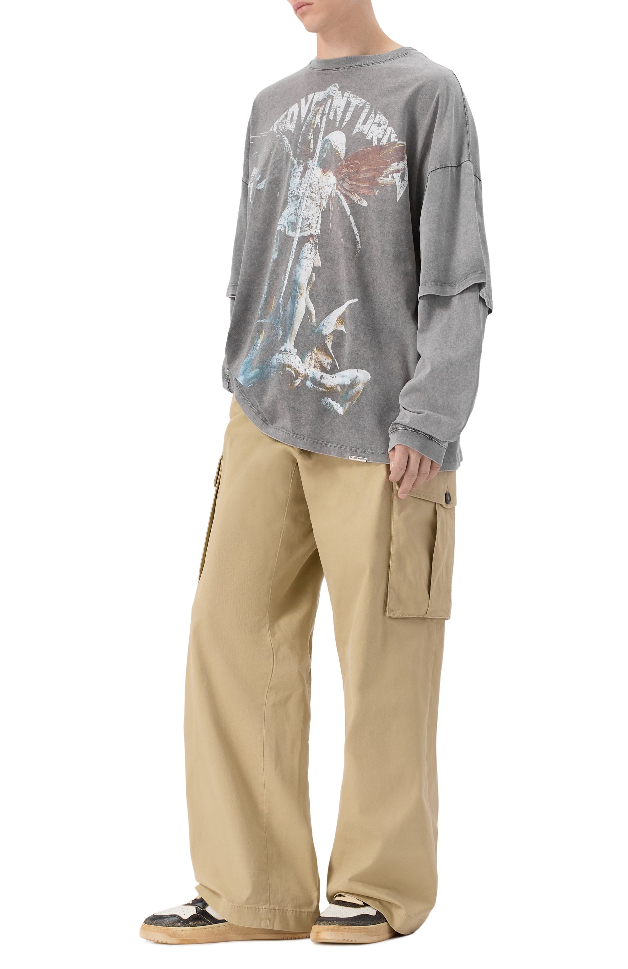 Хлопковый лонгслив DIEGO VENTURINO, арт. DVTS-MLCDVAM, фото 2