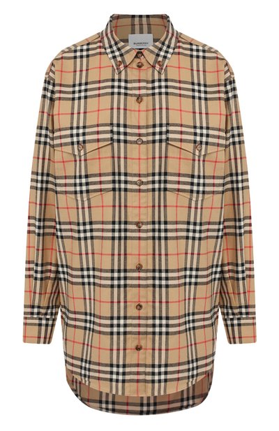 Женская хлопковая рубашка BURBERRY, арт. 8021051