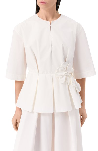 Хлопковый топ ELIE SAAB, арт. T0131, фото 3