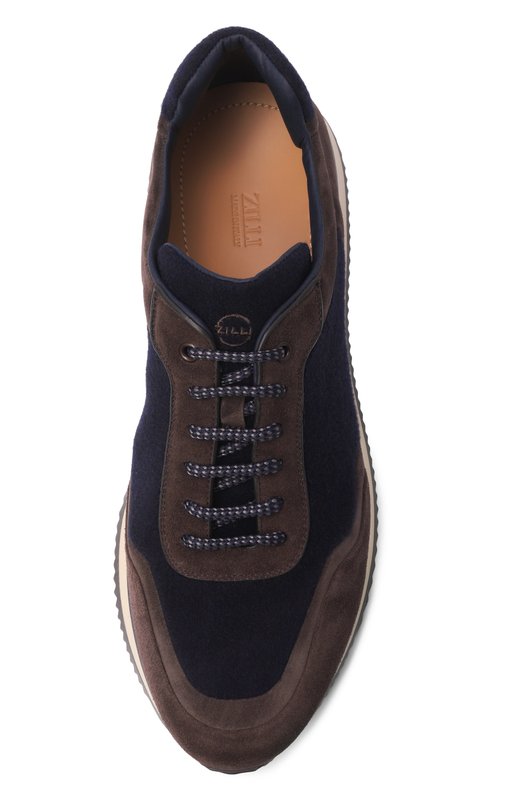 Комбинированные кроссовки Zilli H0257AM1106VTRR09 Коричневый  H0257AM1106VTRR09 Фото 6
