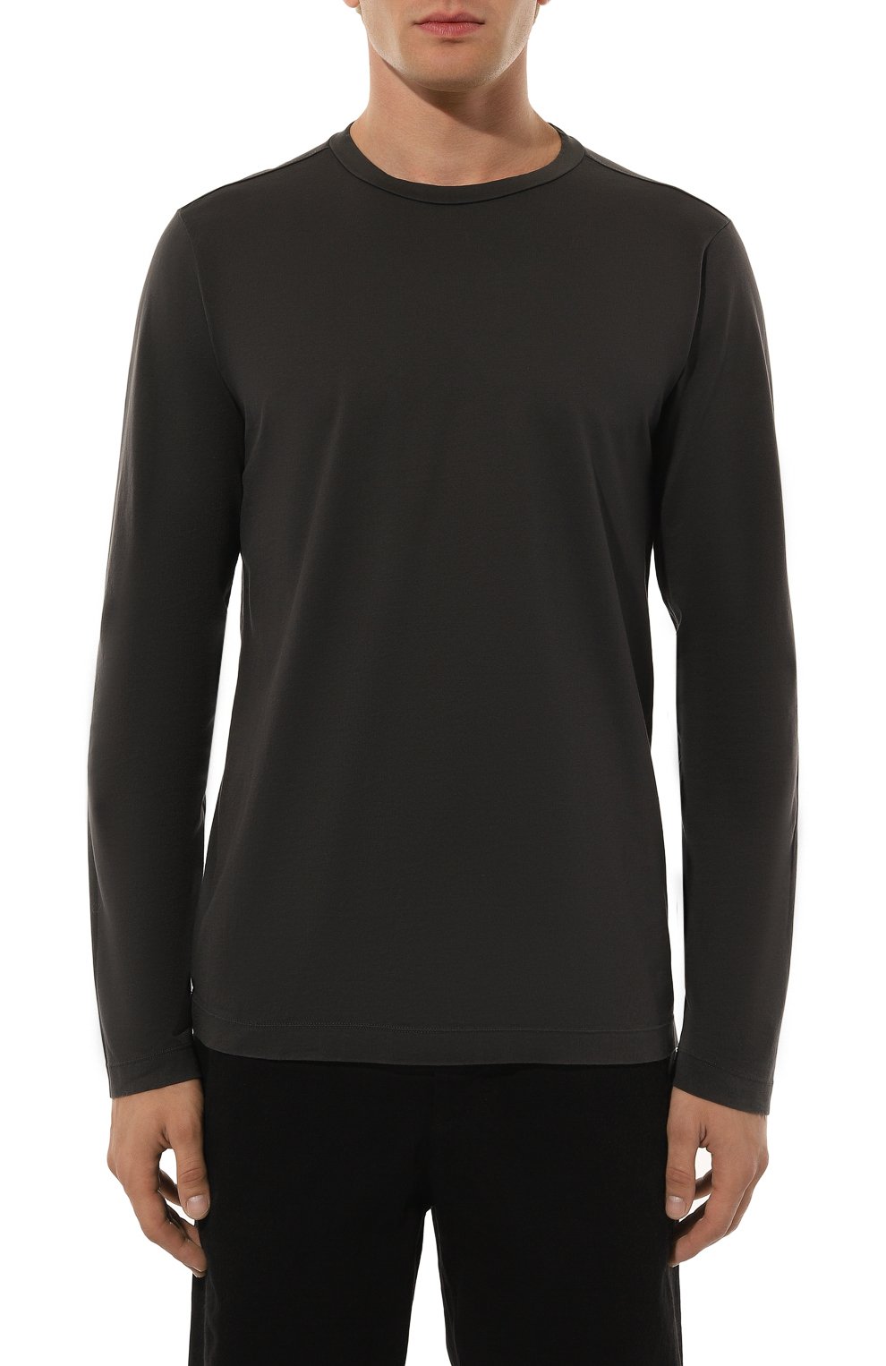 Хлопковый лонгслив TRANSIT темно-серого цвета по цене 15300 руб., арт. CFUTRY2371, фото 3 Хлопковый лонгслив TRANSIT, арт. CFUTRY2371, фото 3