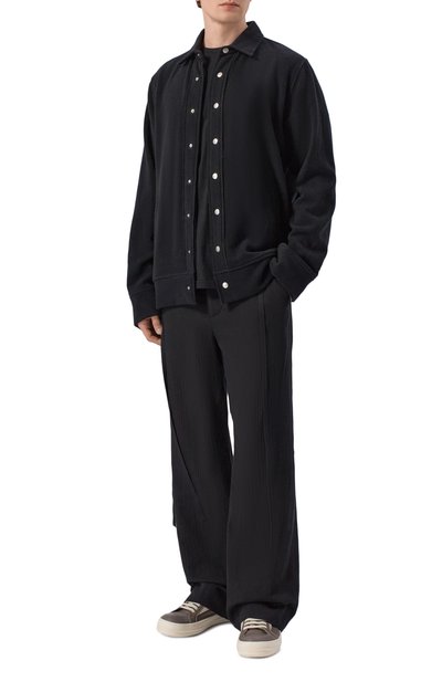 Мужские кожаные кеды temple vintage RICK OWENS, арт. RU01F2897/LGYLVX