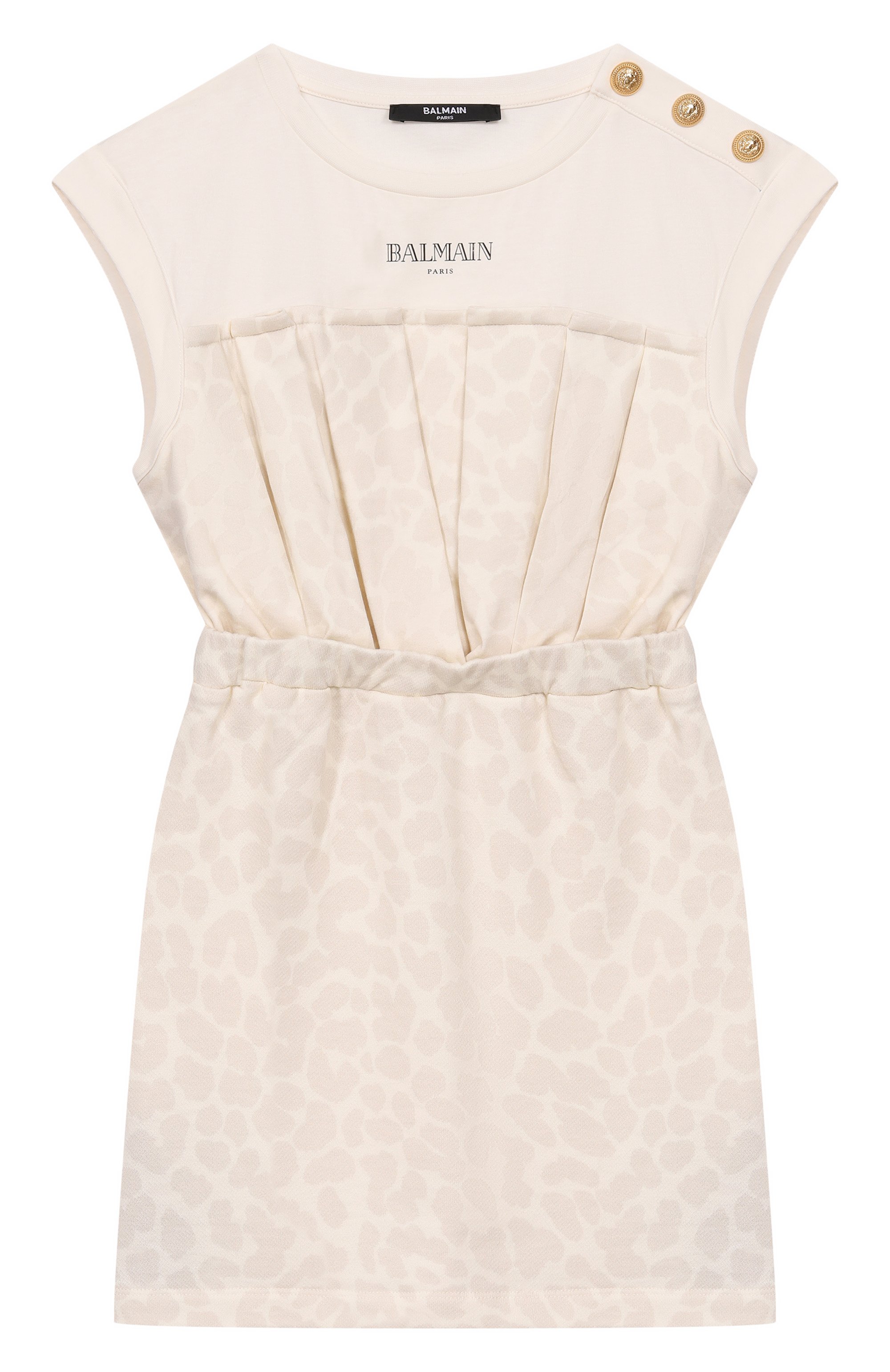 Хлопковое платье BALMAIN, арт. BY1C12, фото 1