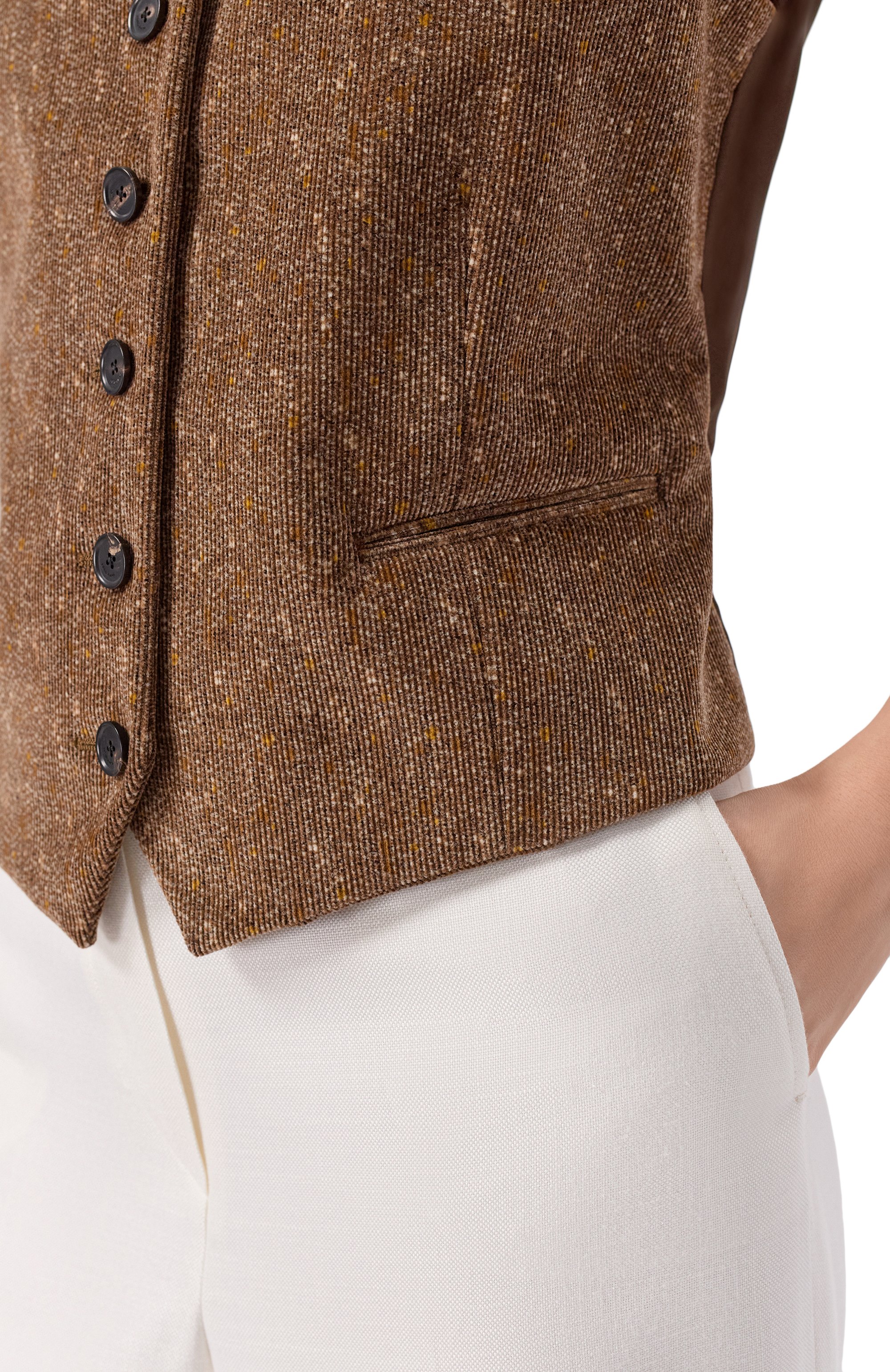 Хлопковый жилет LORO PIANA, арт. FA04098, фото 5