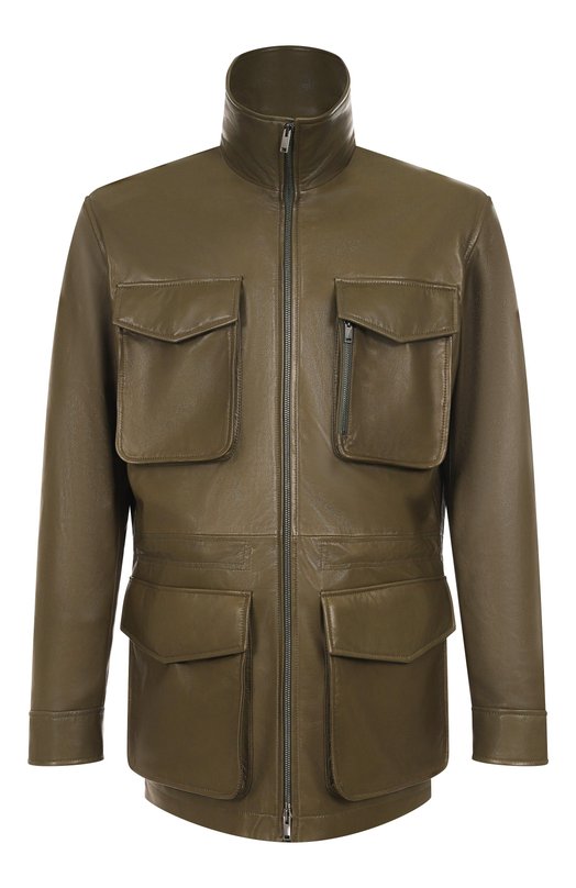 Кожаная куртка MVST 54200/60 Хаки 54200/60
