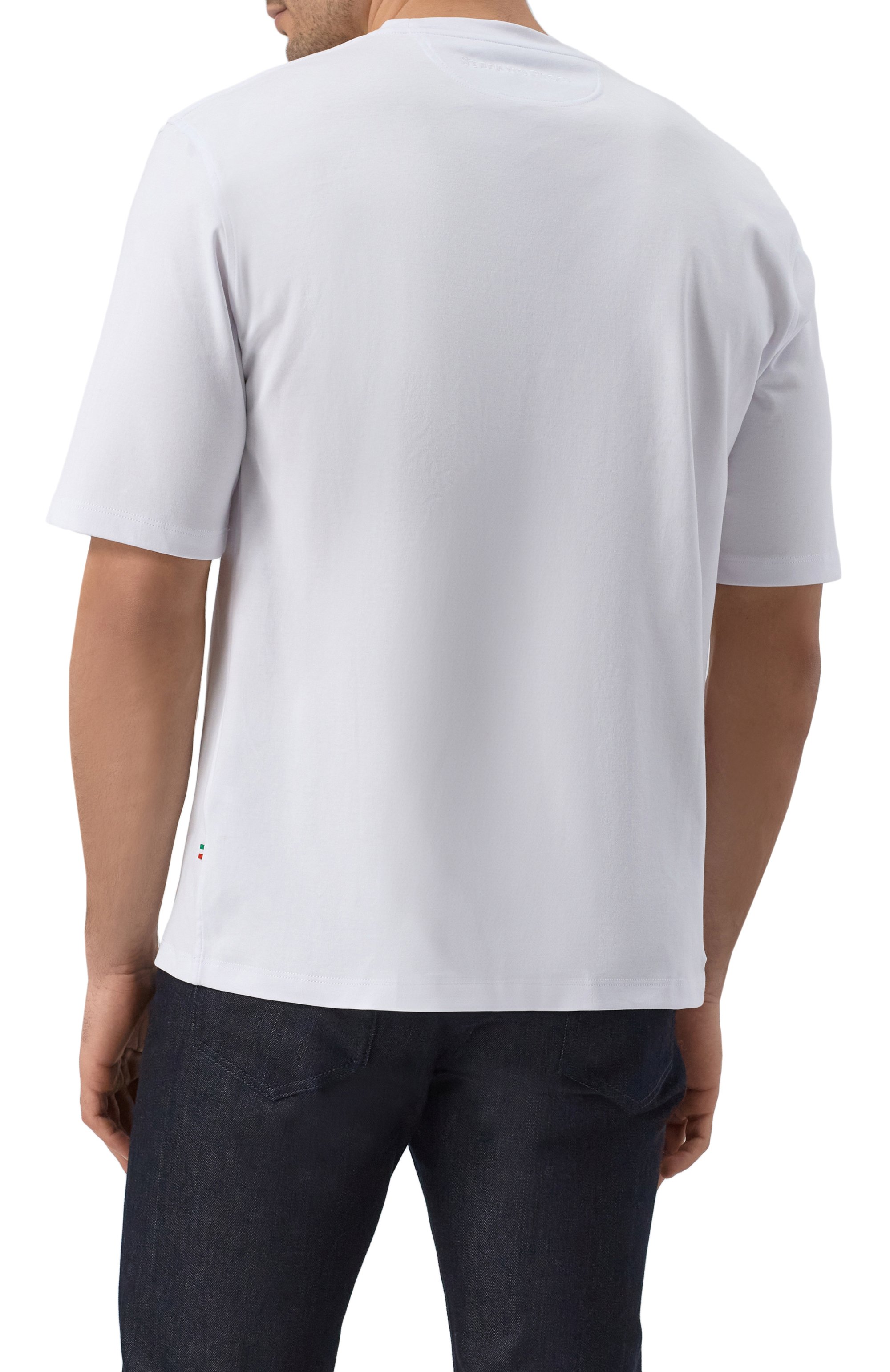 Хлопковая футболка STEFANO RICCI, арт. MNH5103980/LUXT, фото 4