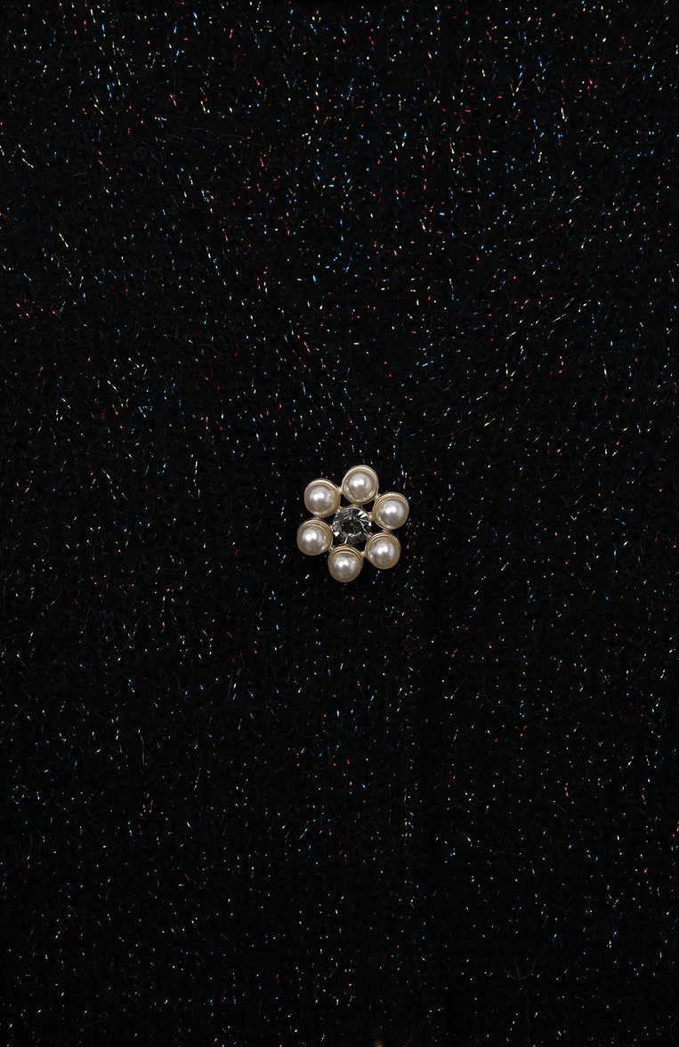 Детский кардиган SCOTCH AND SODA черного цвета, арт. 168233-22-FWGM-D60 | Фото 3 (Материал внешний: Шерсть, Синтетический материал; Рукава: Длинные)
