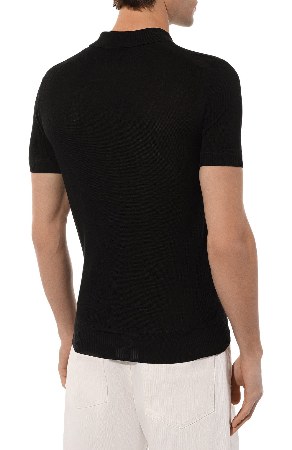 Поло из вискозы и шелка TOM FORD, арт. YMV004/KPS005, фото 4