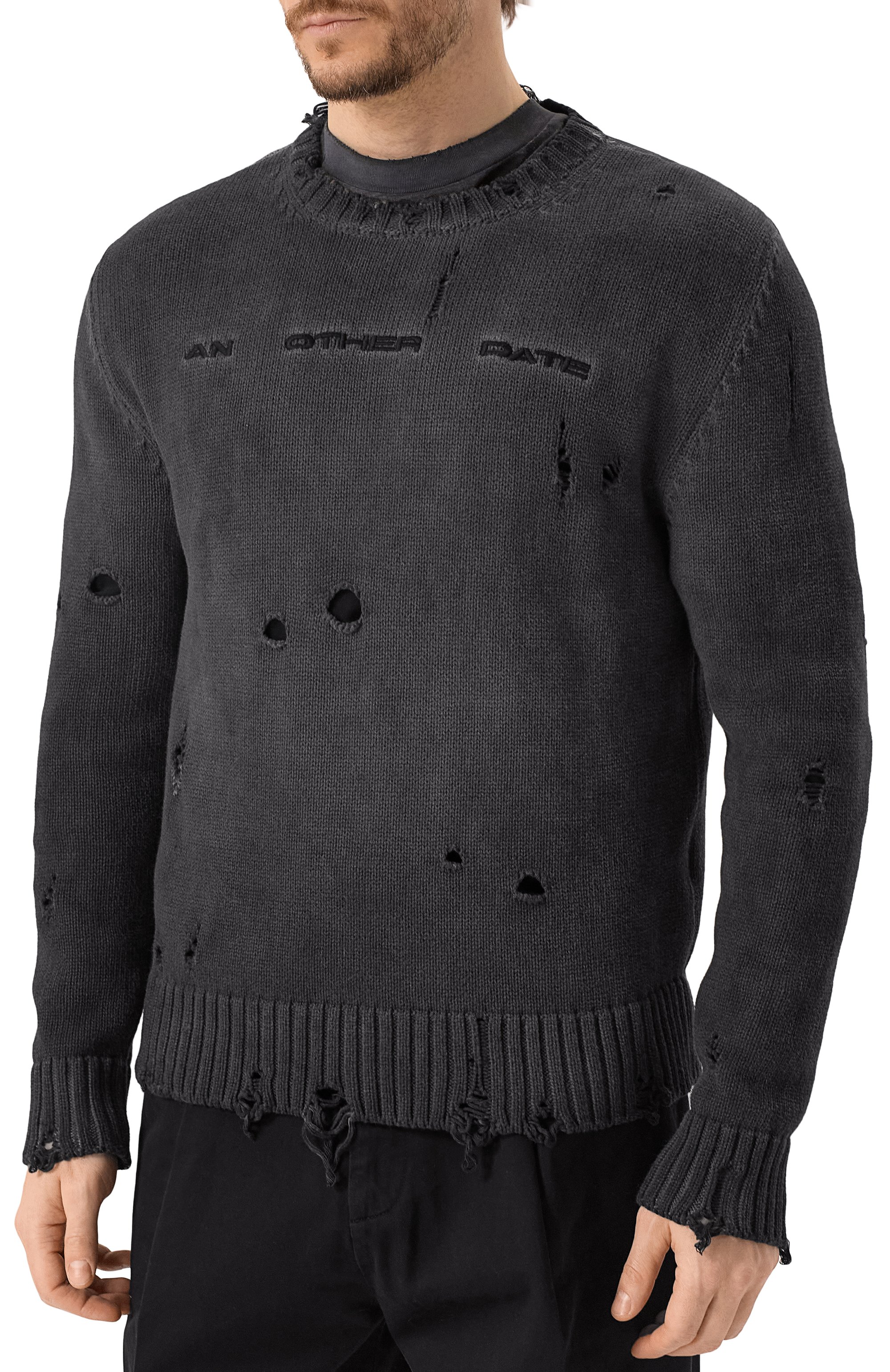 Хлопковый свитер AN OTHER DATE, арт. S25MA0DJP199, фото 3