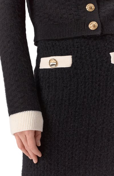 Шерстяная юбка SELF-PORTRAIT, арт. AW24-074SK-B, фото 5